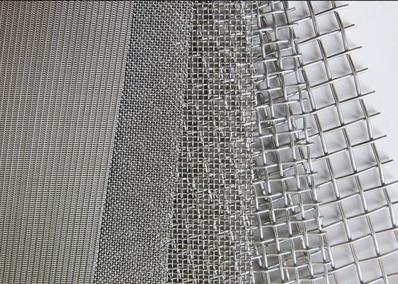 Paño de alambre de acero inoxidable 316 Mesh Screen Reverse Dutch Weave