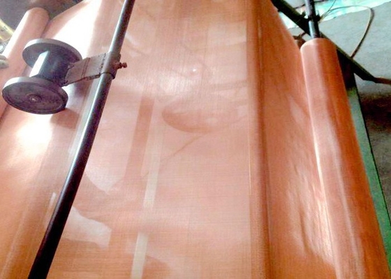 muestra libre de cobre de la tela tejida de 80x80 Mesh Copper Wire Mesh los 0.11-0.12m