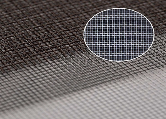pantalla de acero inoxidable Mesh Corrosion Resistance 10mesh - 30mesh de la ventana de 0,5-3M T-304