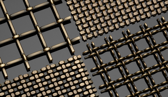metal el 1m arquitectónico Mesh Powder Coated Corrosion Resistance del 1.2m