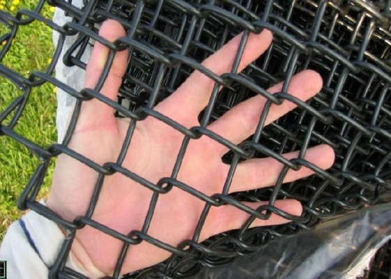 El PVC negro cubrió prenda impermeable del diámetro de alambre de Mesh Fence 1mm-7m m de la alambrada