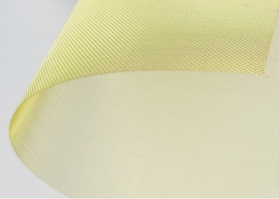 Tipo tejido anchura de cobre amarillo de Mesh Screen Square Hole el 1m del alambre para el filtro líquido