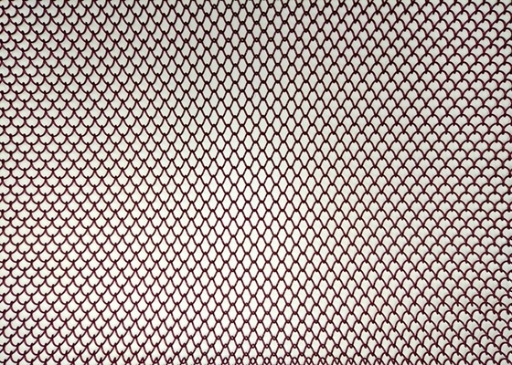 Pañería de la bobina del metal de la anchura de Diamond Hole Architectural Metal Mesh los 0.5-2m