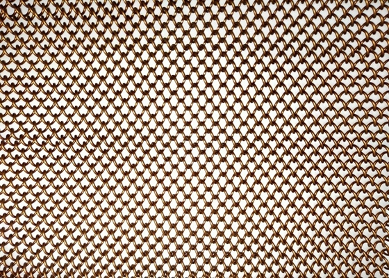 Pañería de la bobina del metal de la anchura de Diamond Hole Architectural Metal Mesh los 0.5-2m