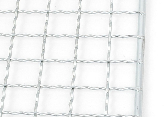 304 alambre prensado intermedio Mesh Galvanized For Barbecue Grill