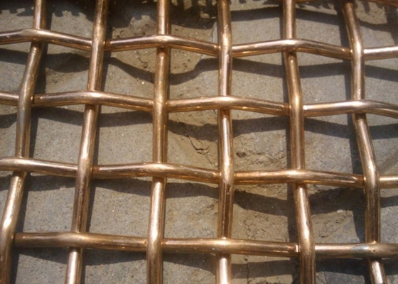 El tipo tejido anchura de cobre pura prensado longitud de la malla de alambre los 0.6-1.3m modificó para requisitos particulares
