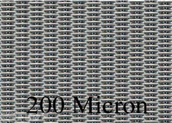 tela filtrante de la malla/200 micrones de 12x64 Mesh Stainless Steel Dutch Wire