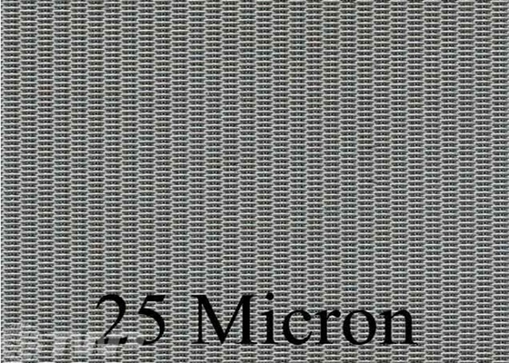 malla de alambre de 80x700 Mesh Dutch Weave Stainless Steel, tela filtrante de 25 micrones