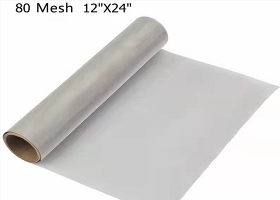 alambre de acero inoxidable Mesh Roll 80X80 Mesh For Sieving/filtración del 1M X 100F