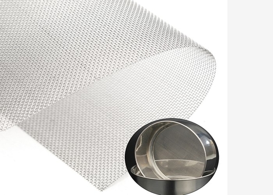 perforación rectangular 90X90 Mesh Silver Color del paño de alambre del 1M Width Stainless Steel
