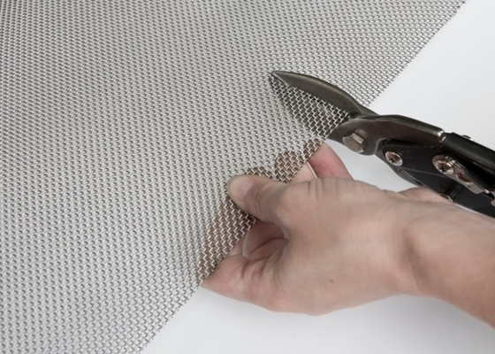 Alambre Mesh Alkali Resistant 24X24 Mesh Stainless Steel Wire Fabric de los SS 316 de la perforación rectangular