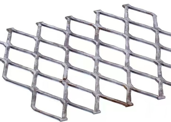 Hoja de metal ampliada galvanizada aplanada, malla ampliada de la pantalla del metal
