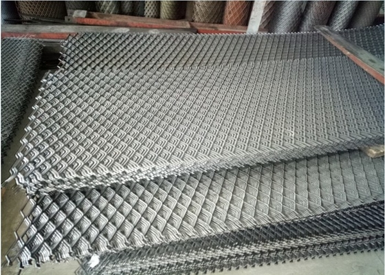 Metal ampliado galvanizado Mesh Diamond Hole 0.5-8m m para la construcción