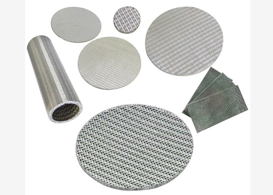 El alambre sinterizado de acero inoxidable Mesh Filters ISO9001 de la resistencia de desgaste aprobó