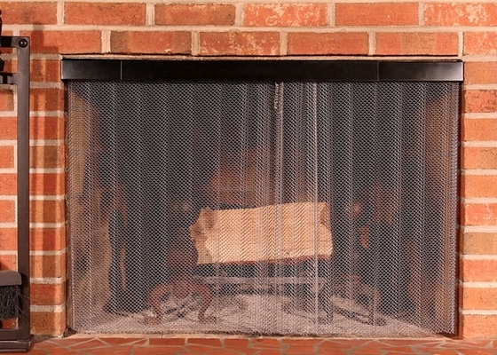 cortina arquitectónica de la pantalla de Mesh Acid Resistant Fireplace Mesh del metal de 1.5m m