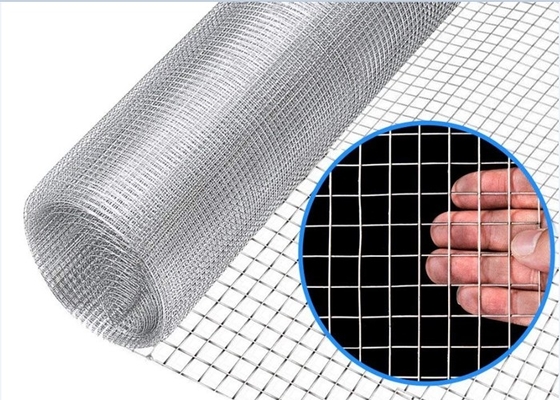 malla de alambre de acero galvanizada 0.5mm-5m m, malla de alambre cuadrada del pollo del 1.5m