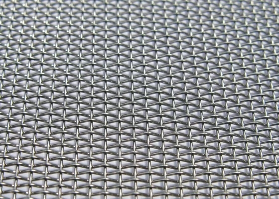 malla de alambre tejida de acero inoxidable de la anticorrosión cuadrada 304 316