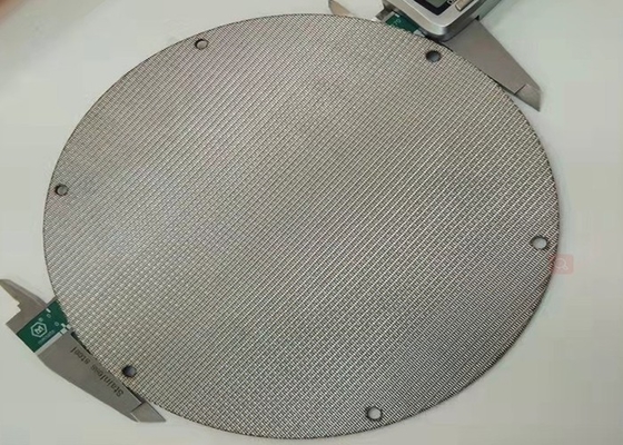 Filtro de acero inoxidable modificado para requisitos particulares del diámetro 0.02m m Mesh Discs For Lubrication Oil