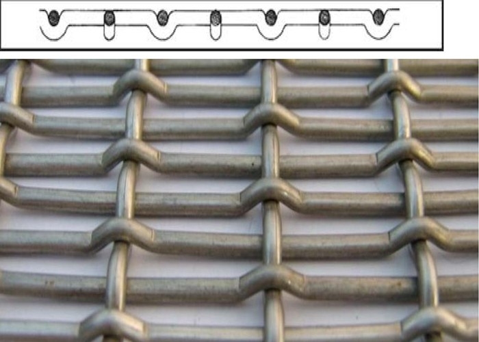 Malla de alambre tejida decorativa superior plana 10m - el color de la longitud de rollo de los 30m modificó para requisitos particulares
