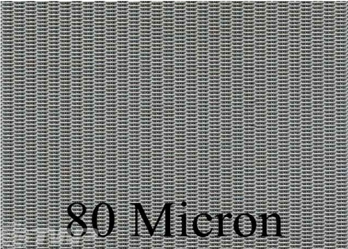 Micrón inoxidable 24x110 de Mesh Filter Cloth 80 del alambre de acero de la armadura holandesa