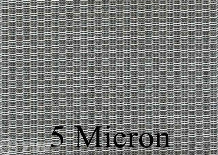 T316 200x1400 Mesh Dutch Weave Screen Mesh, tela del filtro de 5 micrones