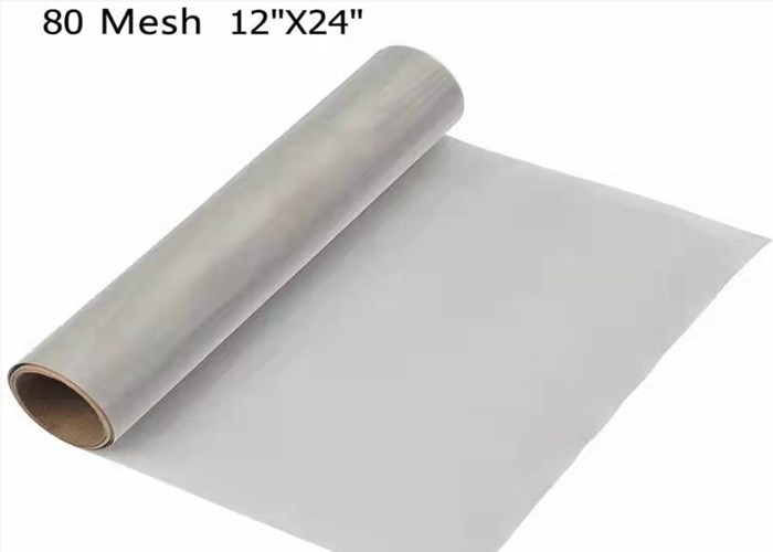alambre de acero inoxidable Mesh Roll 80X80 Mesh For Sieving/filtración del 1M X 100F