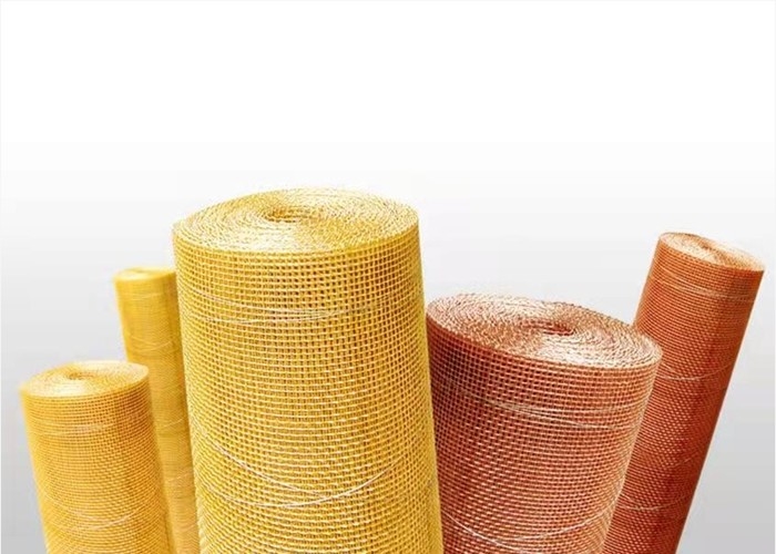 perforación rectangular de 100X100 Mesh Brass Wire Mesh SWG42 para tamizar/que filtra