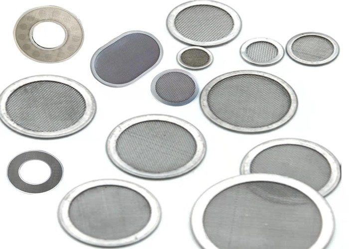 Filtro de acero inoxidable modificado para requisitos particulares del diámetro 0.02m m Mesh Discs For Lubrication Oil